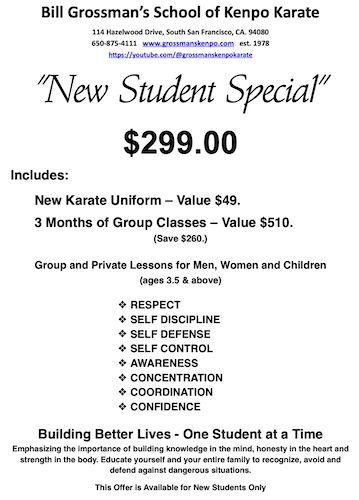 New Student Special